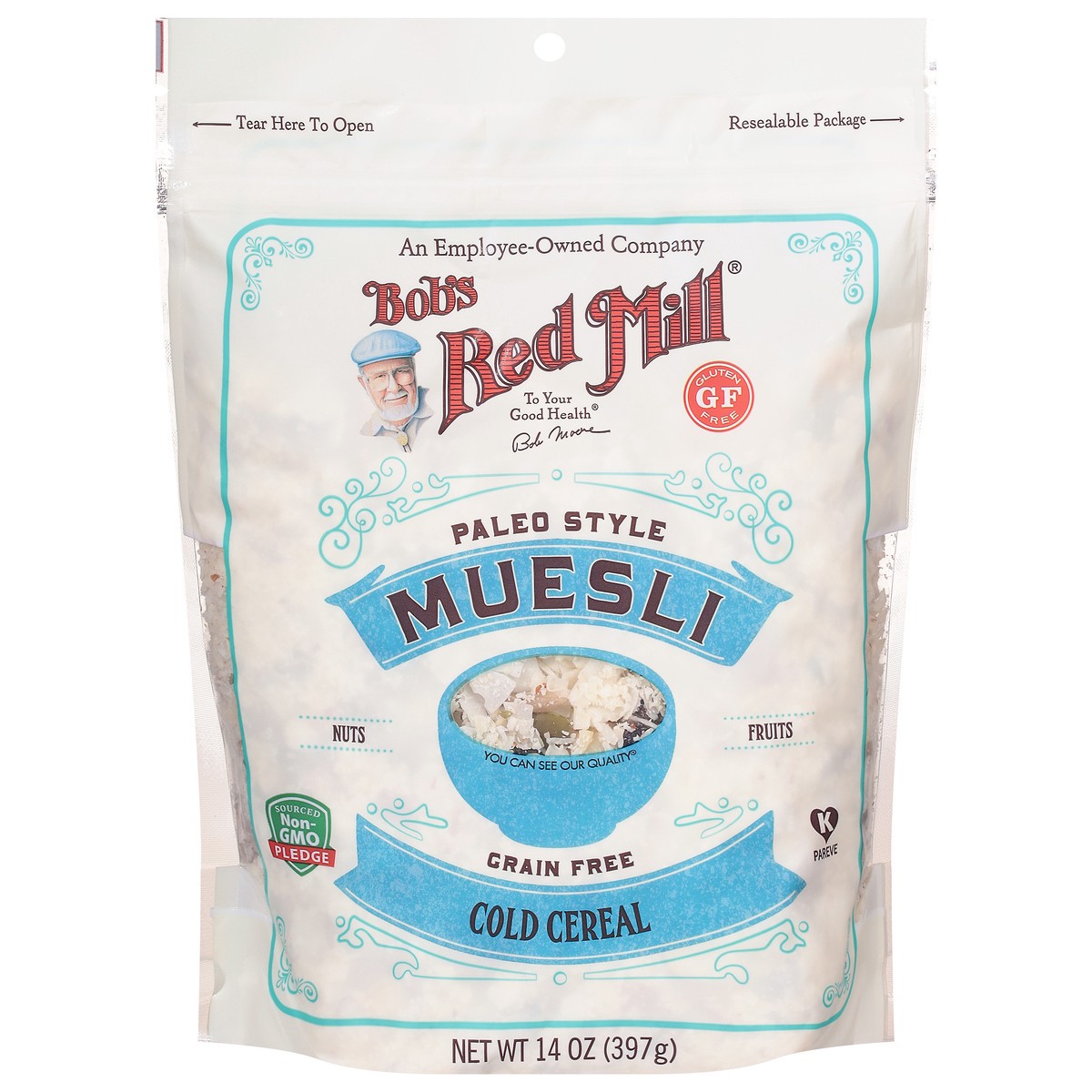 slide 1 of 9, Bob's Red Mill Cereal Muesli Paleo, 14 oz