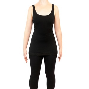 slide 1 of 1, SKINEEZ Skincarewear Cami Black, S/M, 1 ct