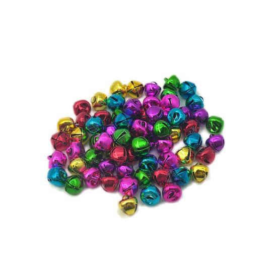 slide 1 of 3, 9mm Assorted Jingle Bells By Creatology, 70ct., 9 mm