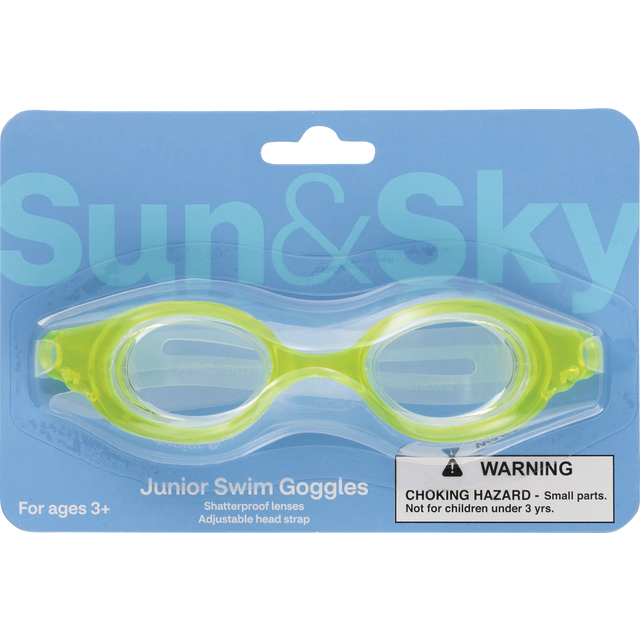 slide 1 of 1, NON BRAND Sun&Sky Swin Goggles Junior Adjustable Ages 3+, 1 ct