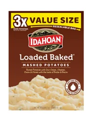 Idahoan Loaded Baked Mashed Value Size 12 oz
