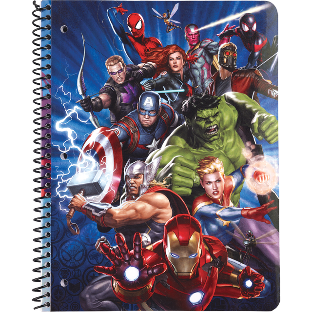 slide 1 of 1, Innovative Storage Designs Marvel Heroes Spiral Themebook, 1 ct