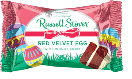 slide 1 of 1, Russell Stover Red Velvet Egg Covered in Dark Chocolate, 1 oz