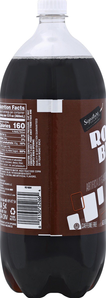 slide 6 of 7, Signature Select Caffeine Free Root Beer Soda - 2 liter, 2 liter