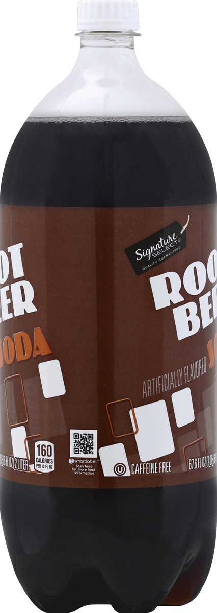 slide 3 of 7, Signature Select Caffeine Free Root Beer Soda - 2 liter, 2 liter