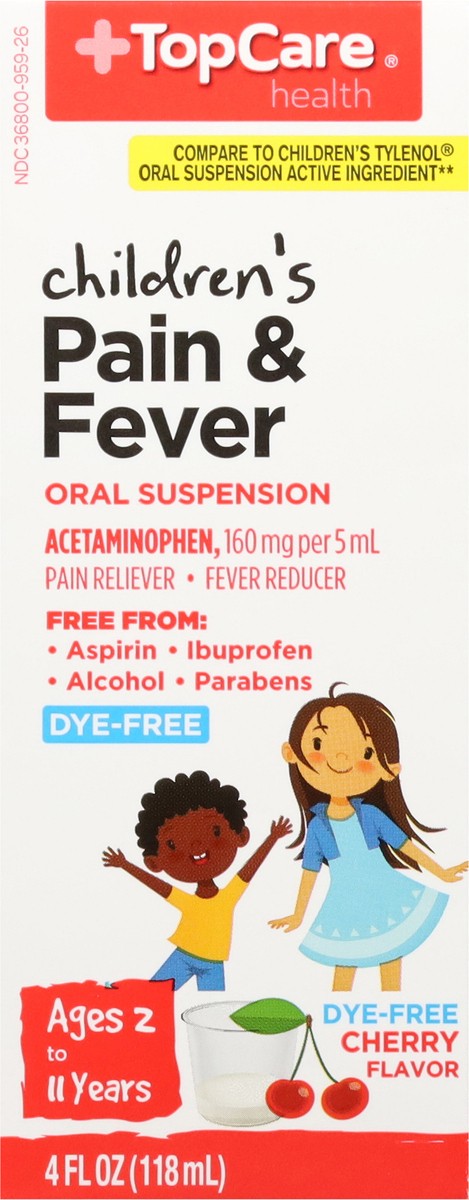 slide 14 of 14, Topcare Pr Apap Child Dye Free Cherry, 4 oz