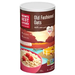 MOM's Best Cereals Mom’s Best Old Fashioned Oats – 100% Whole Grain Oats with No Artificial Flavor, 42 oz Canister