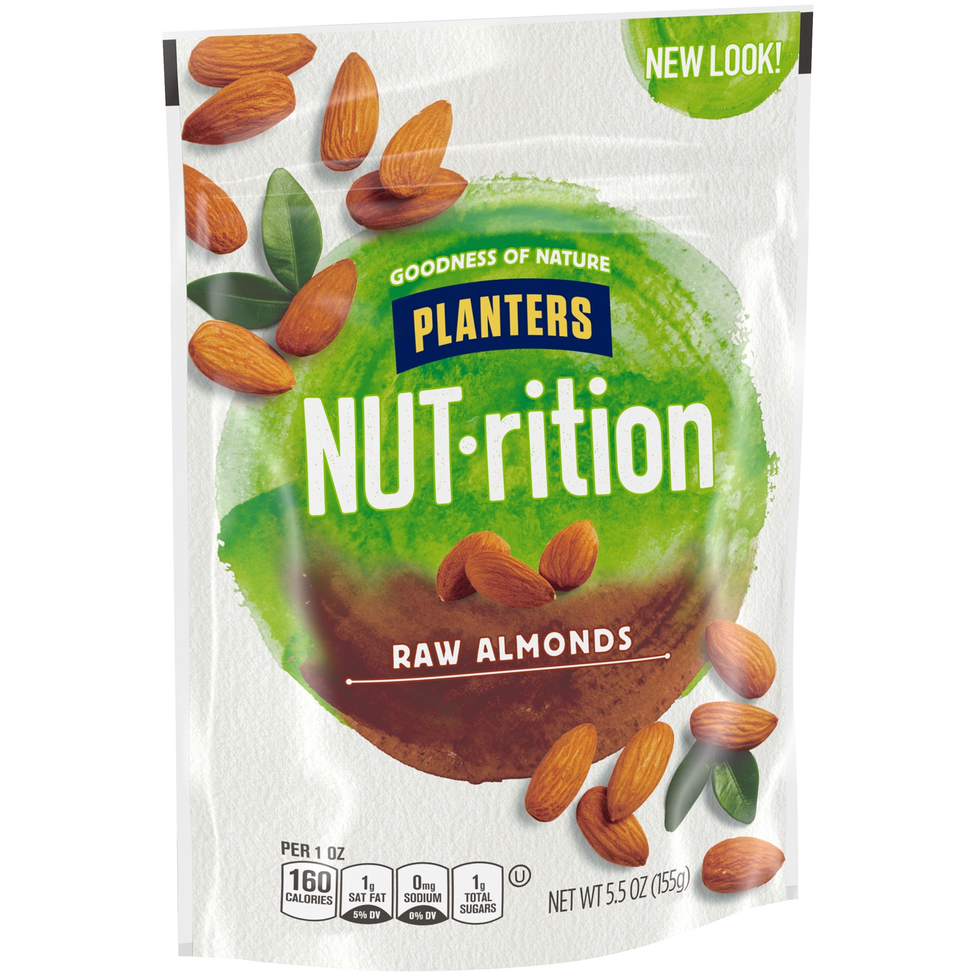 slide 3 of 5, Planters NUT-rition Raw Almonds, 5.5 oz Bag, 5.5 oz