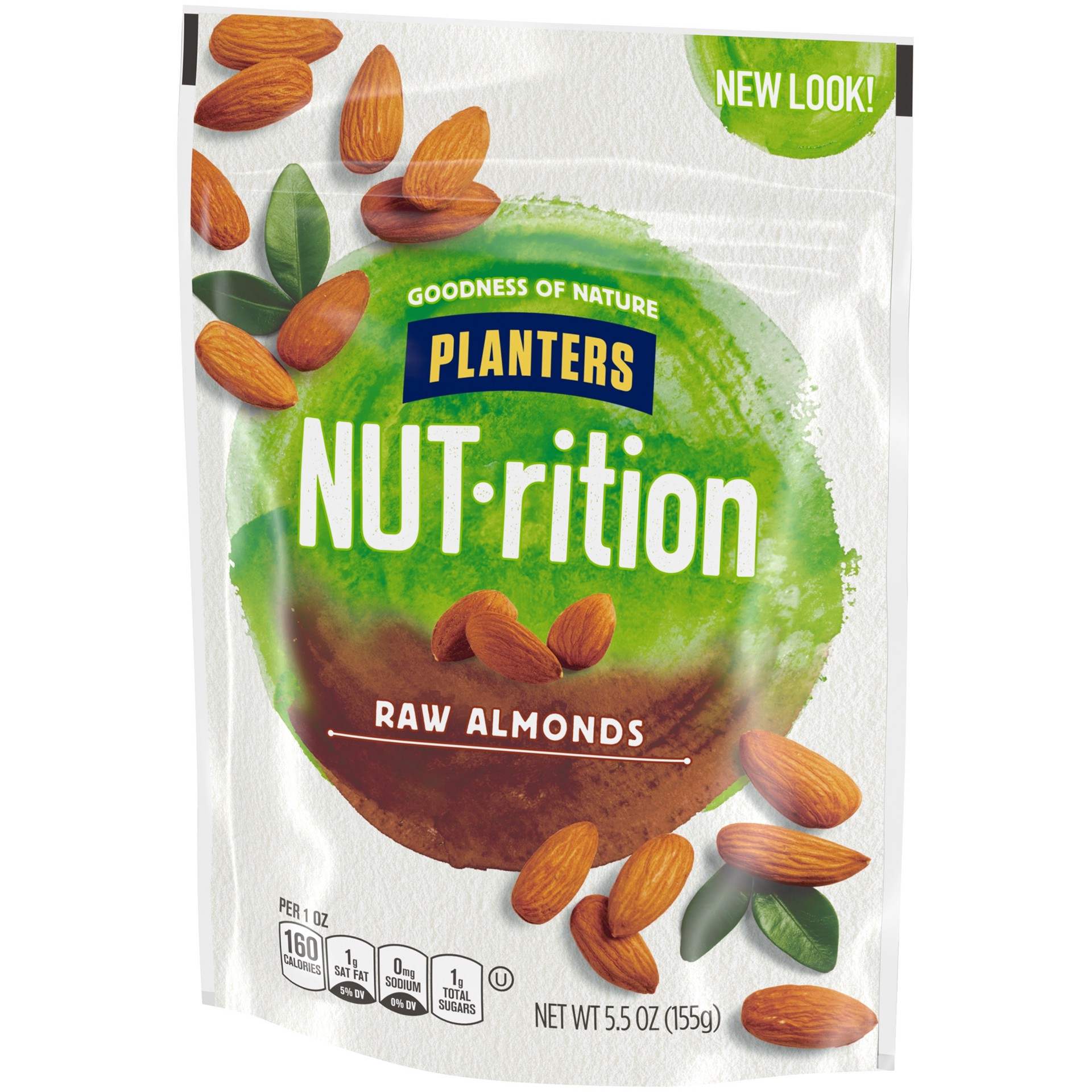 slide 4 of 5, Planters NUT-rition Raw Almonds, 5.5 oz Bag, 5.5 oz