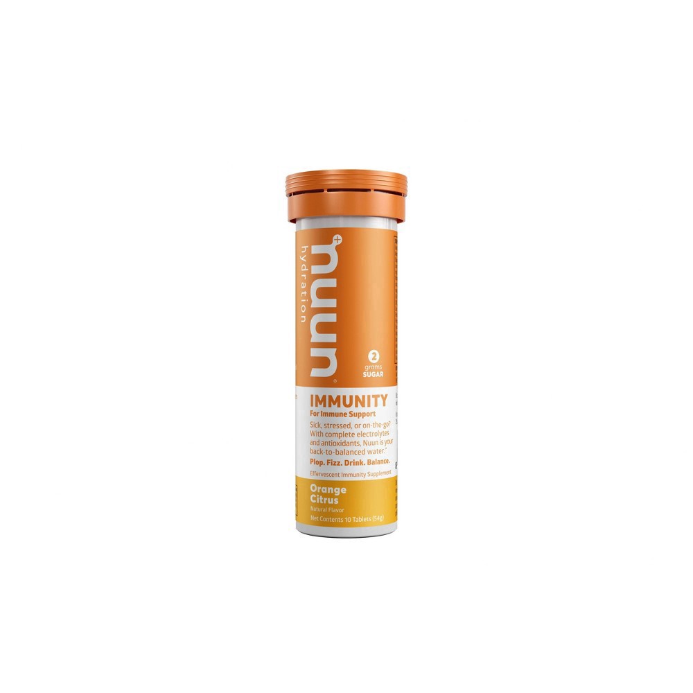 slide 33 of 42, Nuun Hydration Tablets Orange Citrus Immunity 10 ea, 10 ct