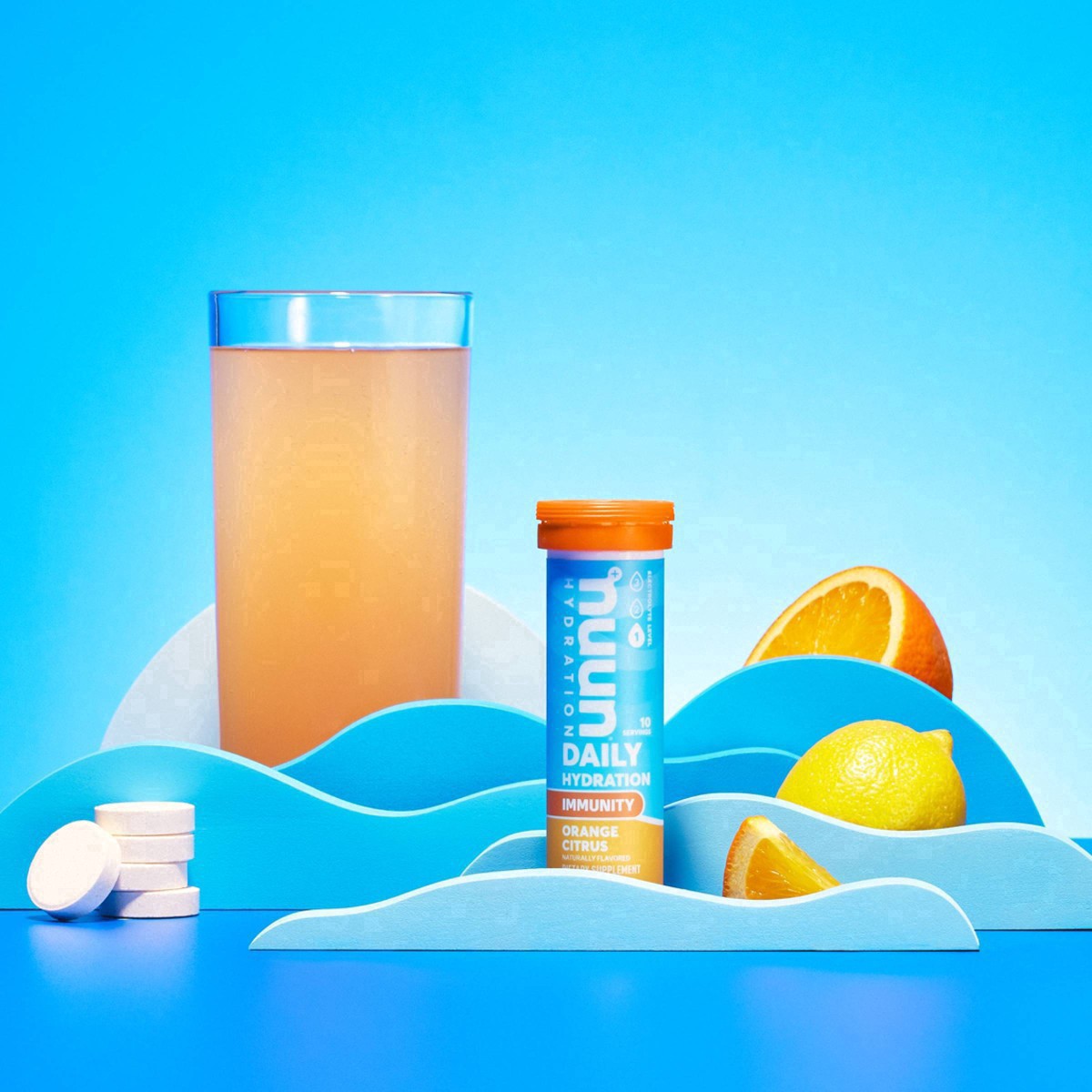 slide 36 of 42, Nuun Hydration Tablets Orange Citrus Immunity 10 ea, 10 ct