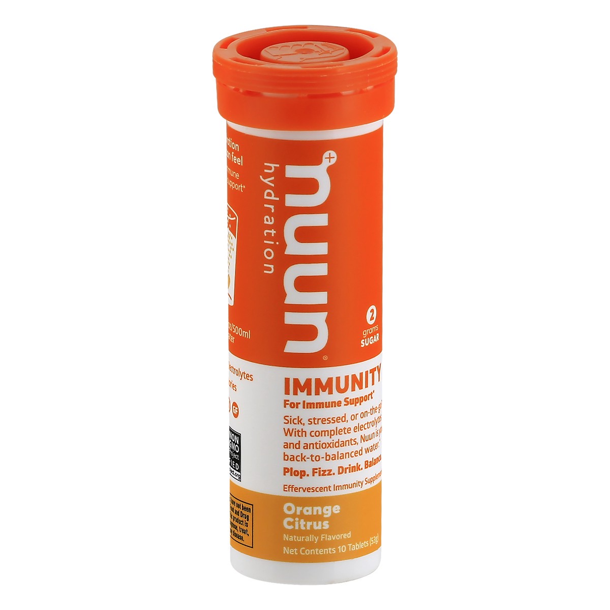 slide 1 of 42, Nuun Hydration Tablets Orange Citrus Immunity 10 ea, 10 ct