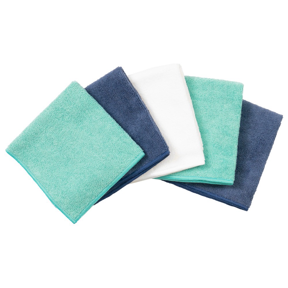 slide 2 of 2, Everyday Living Microfiber Dishcloth Multi Brights, 5 ct