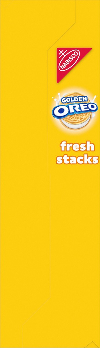 slide 3 of 13, Golden Oreo OREO Fresh Stacks Golden Sandwich Cookies, 8.05 oz (4 Stacks), 4 ct
