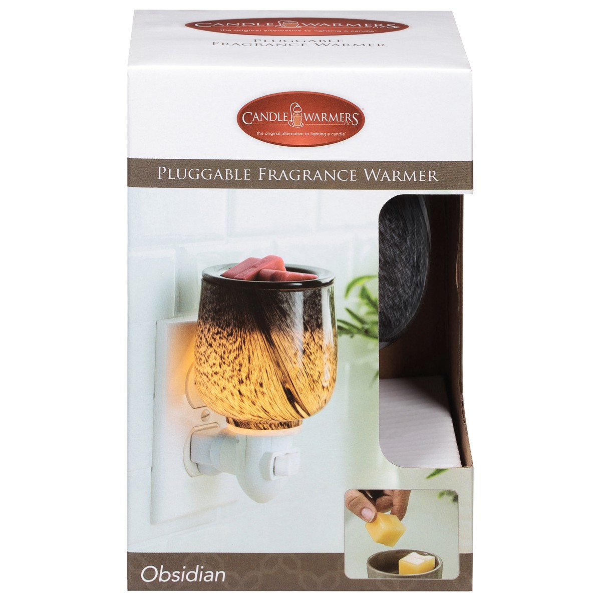 slide 7 of 12, Candle Warmers Obsidian Pluggable Fragrance Warmer 1 ea, 1 ct