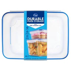 Kroger® Durable Food Storage with Side Latching Lids