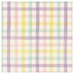 Hester & Cook Spring Plaid Cocktail Napkins