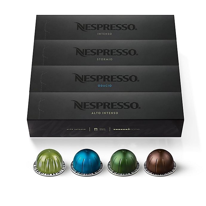 slide 1 of 6, Nespresso VertuoLine Assorted Dark Roast Pack Coffee Capsules, 40 ct