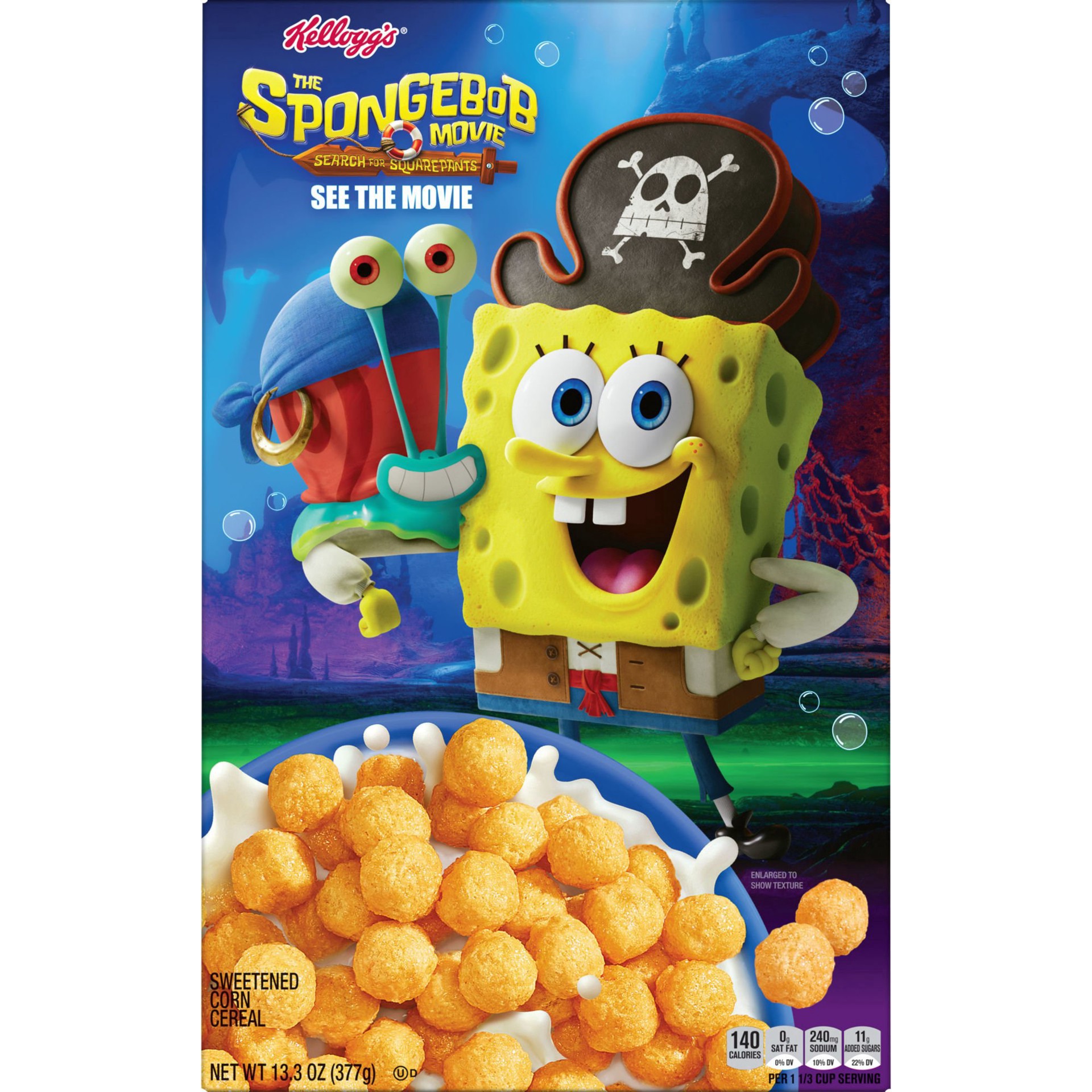 slide 1 of 1, Kellogg's Limited Edition SpongeBob Cereal, 13.3 oz