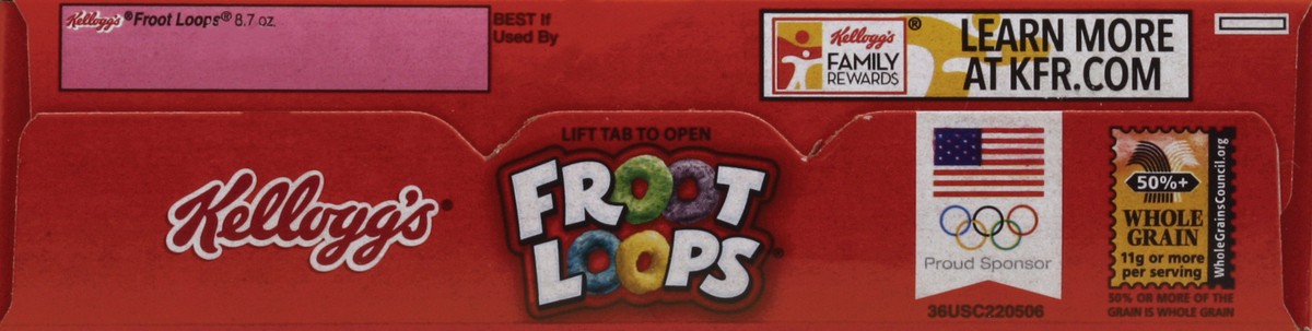 slide 7 of 8, Froot Loops Cereal 8.7 oz, 8.7 oz