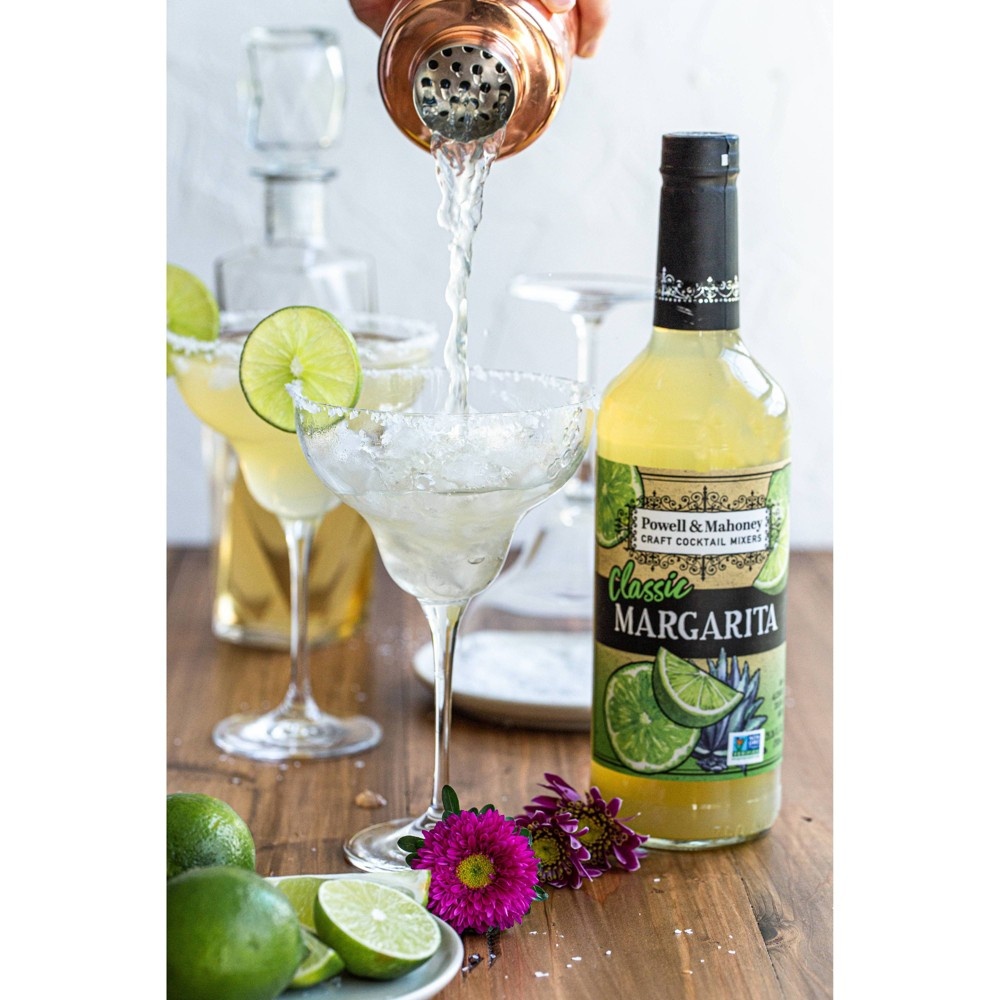 slide 3 of 5, Powell & Mahoney Classic Margarita Cocktail Mixer, 750 ml