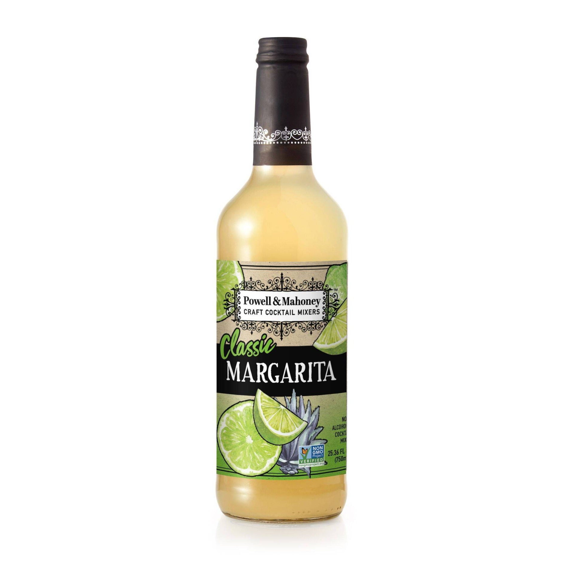 slide 1 of 5, Powell & Mahoney Classic Margarita Cocktail Mixer, 750 ml