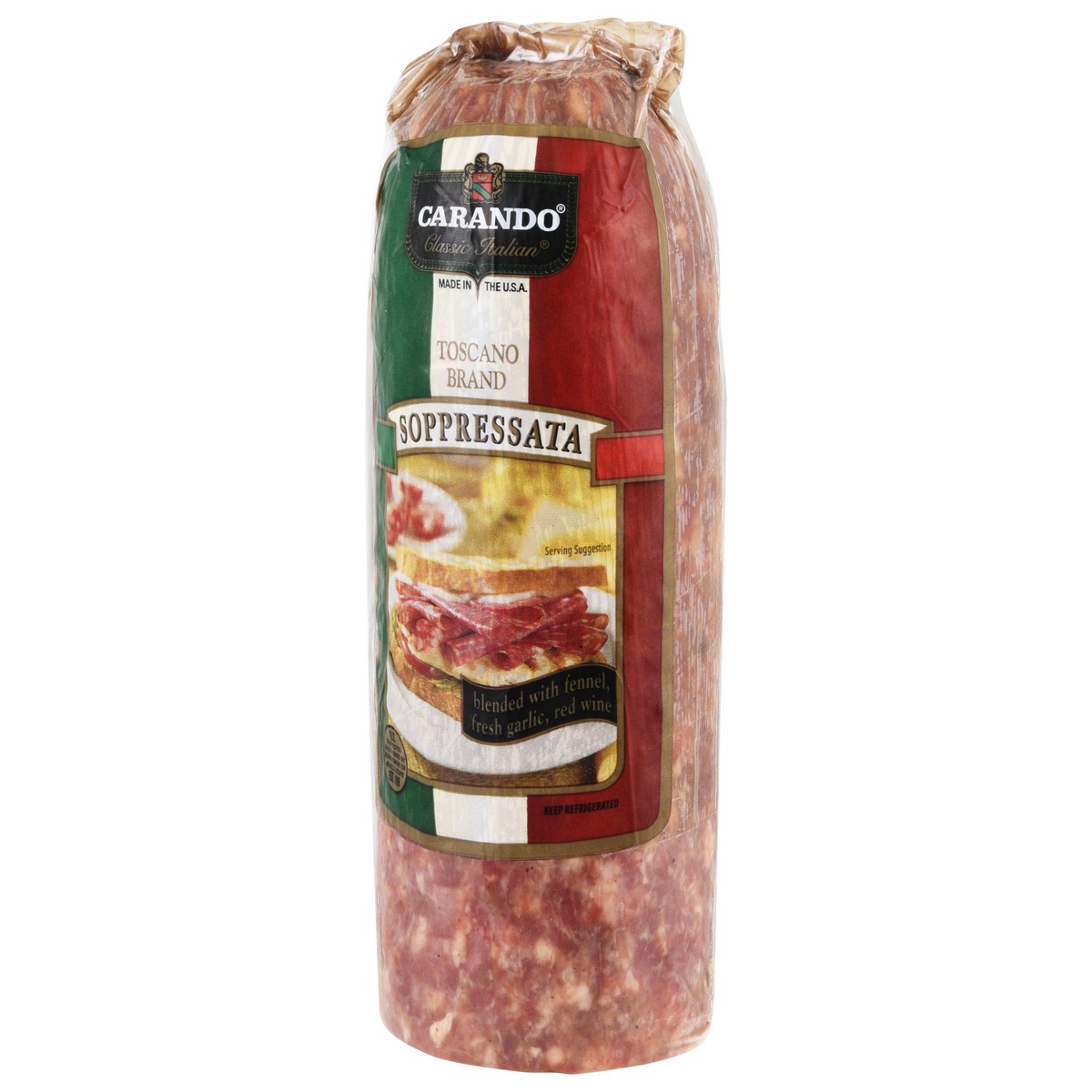 slide 4 of 4, Carando Classic Italian Soppressata 1 ea, per lb