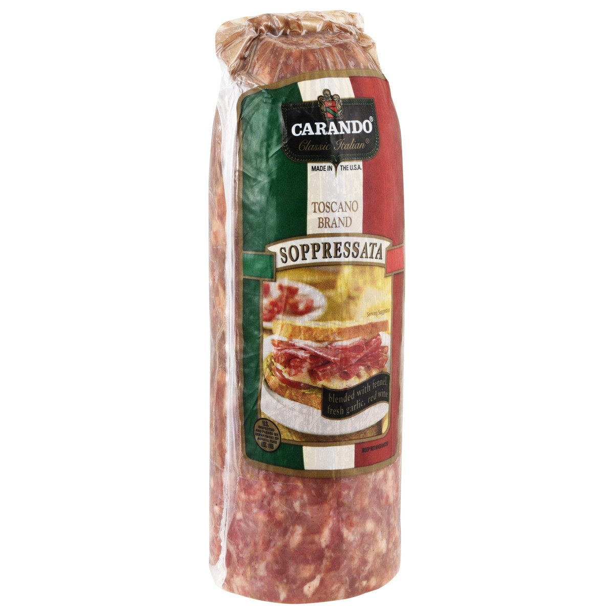 slide 2 of 4, Carando Classic Italian Soppressata 1 ea, per lb
