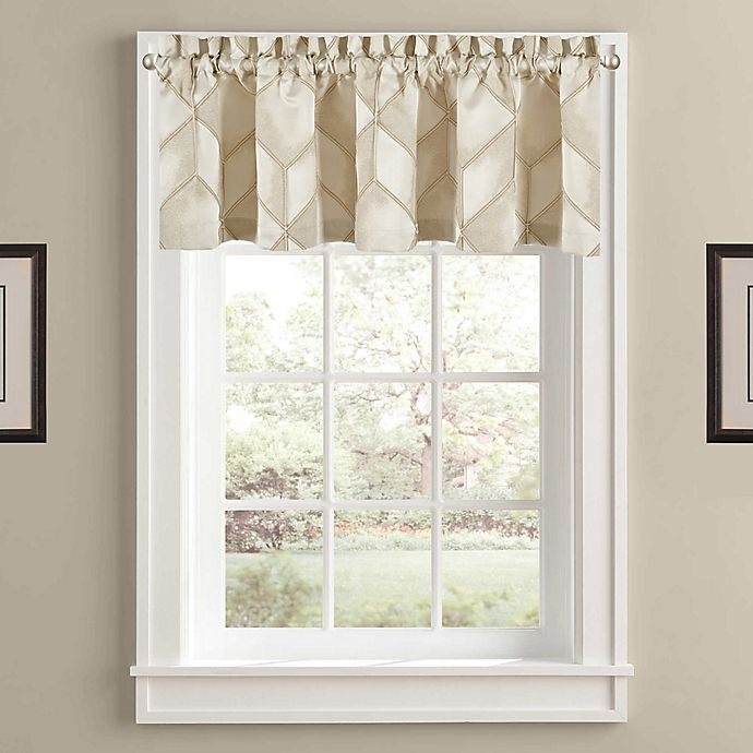 slide 1 of 1, J. Queen New York Horizons Window Valance - Ivory, 1 ct