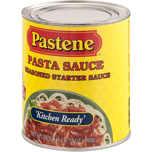 slide 3 of 8, Pastene Pasta Sauce Seasoned Starter Sauce Kitchen Ready', 28 oz
