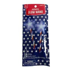 Meijer Corporate Seasonal Patriotic 2pk Glow Wand