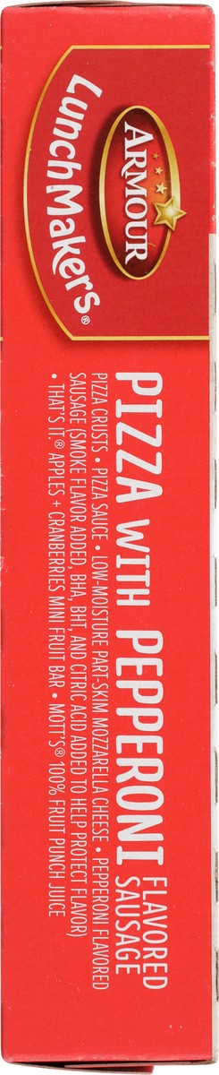 slide 12 of 13, Armour LunchMakers Flavored Sausage Pizza with Pepperoni 1 ea, 1 ct