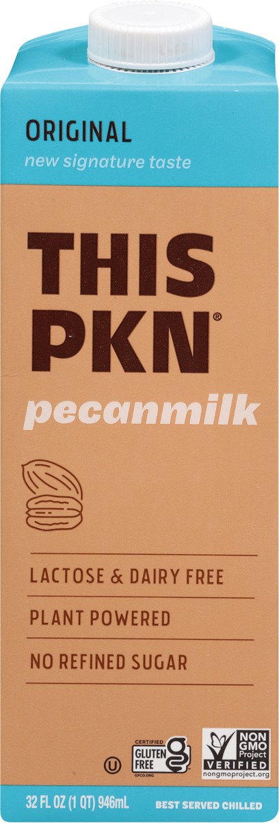 slide 9 of 14, This PKN Lactose & Dairy Free Original Pecanmilk 32 fl oz, 32 oz