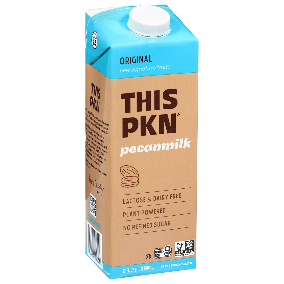 slide 11 of 14, This PKN Lactose & Dairy Free Original Pecanmilk 32 fl oz, 32 oz