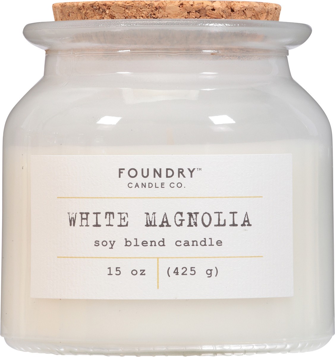 slide 6 of 9, Foundry Candle Co. Foundry Candle Co White Magnolia Soy Wax Candle, 1 ct