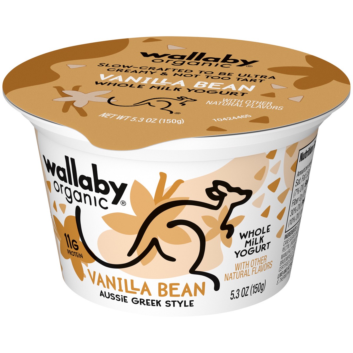 slide 5 of 9, Wallaby Vanilla Bean Greek Yogurt Whole Milk, 5.3 oz