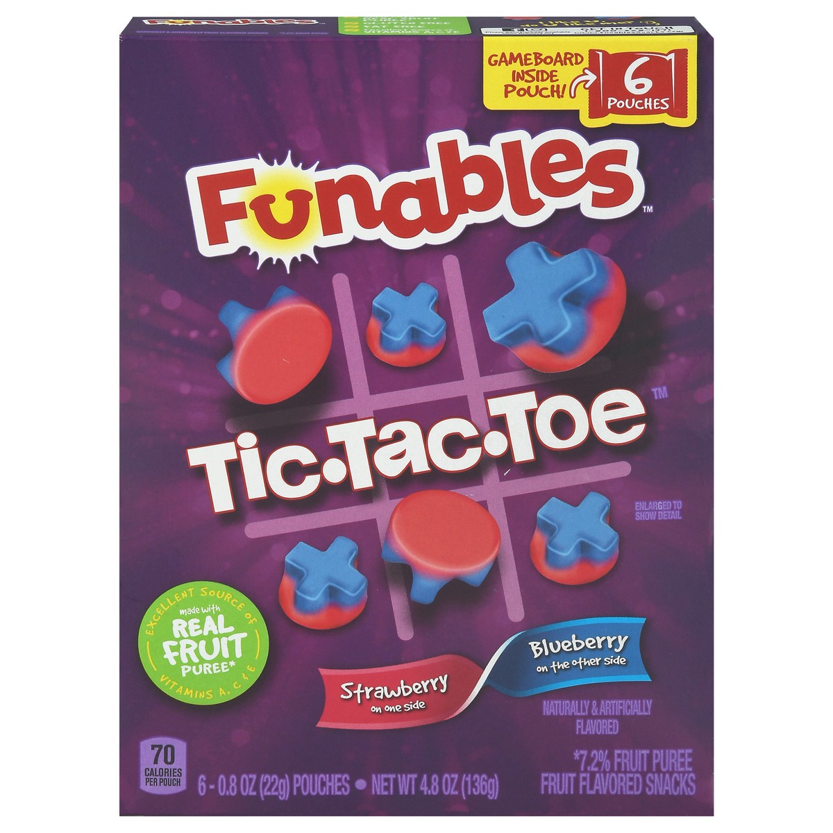 slide 1 of 9, Funables Tic Tac Toe, 6 ct