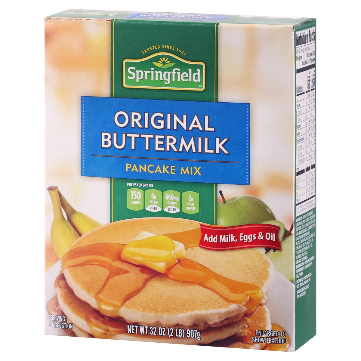 slide 3 of 9, Springfield Original Buttermilk Pancake Mix 32 oz, 32 oz