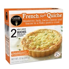 slide 1 of 1, Cuisine Adventures French Style Quiche, 2 ct