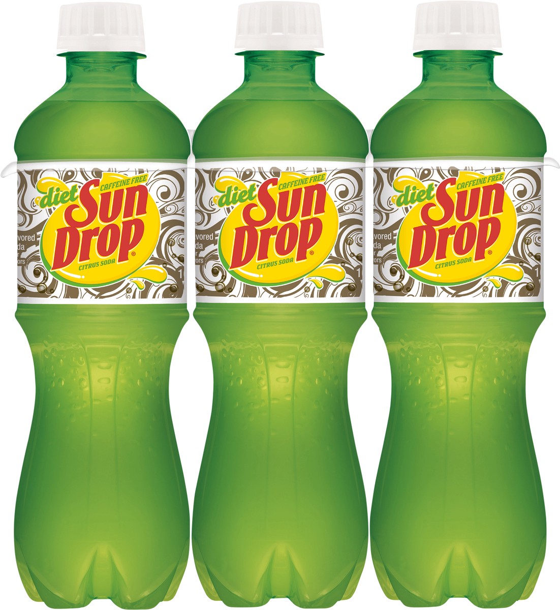 slide 7 of 9, Sun Drop Caffeine Free Diet Sun Drop Citrus Soda - 3 liter, 3 liter