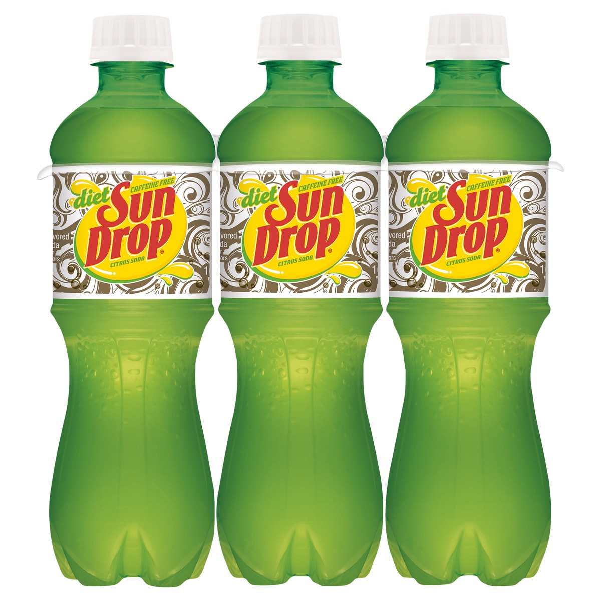 slide 1 of 9, Sun Drop Caffeine Free Diet Sun Drop Citrus Soda - 3 liter, 3 liter