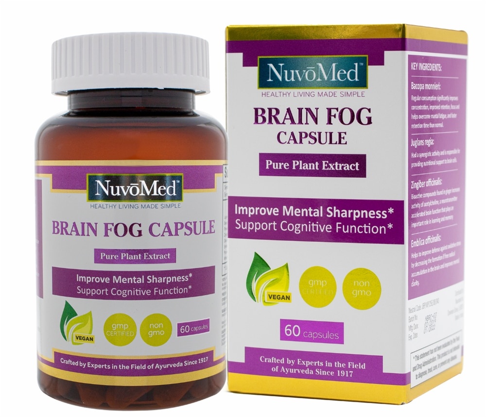 slide 1 of 1, NuvoMed Brain Fog Capsules, 1 ct