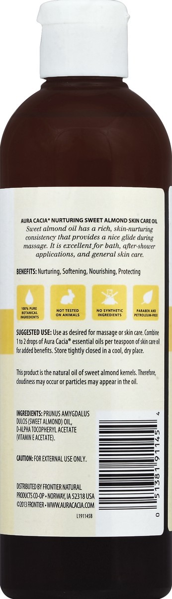 slide 3 of 3, Aura Cacia Sweet Almond Natural Skin Care Oil, 16 oz