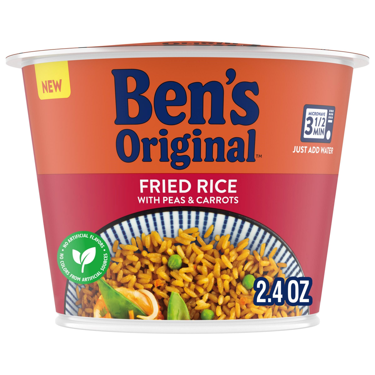 slide 1 of 2, BENS ORIGINAL BEN's ORIGINAL FRIED RICE SINGLE SERVE CUP 2.4OZ, 2.4 oz
