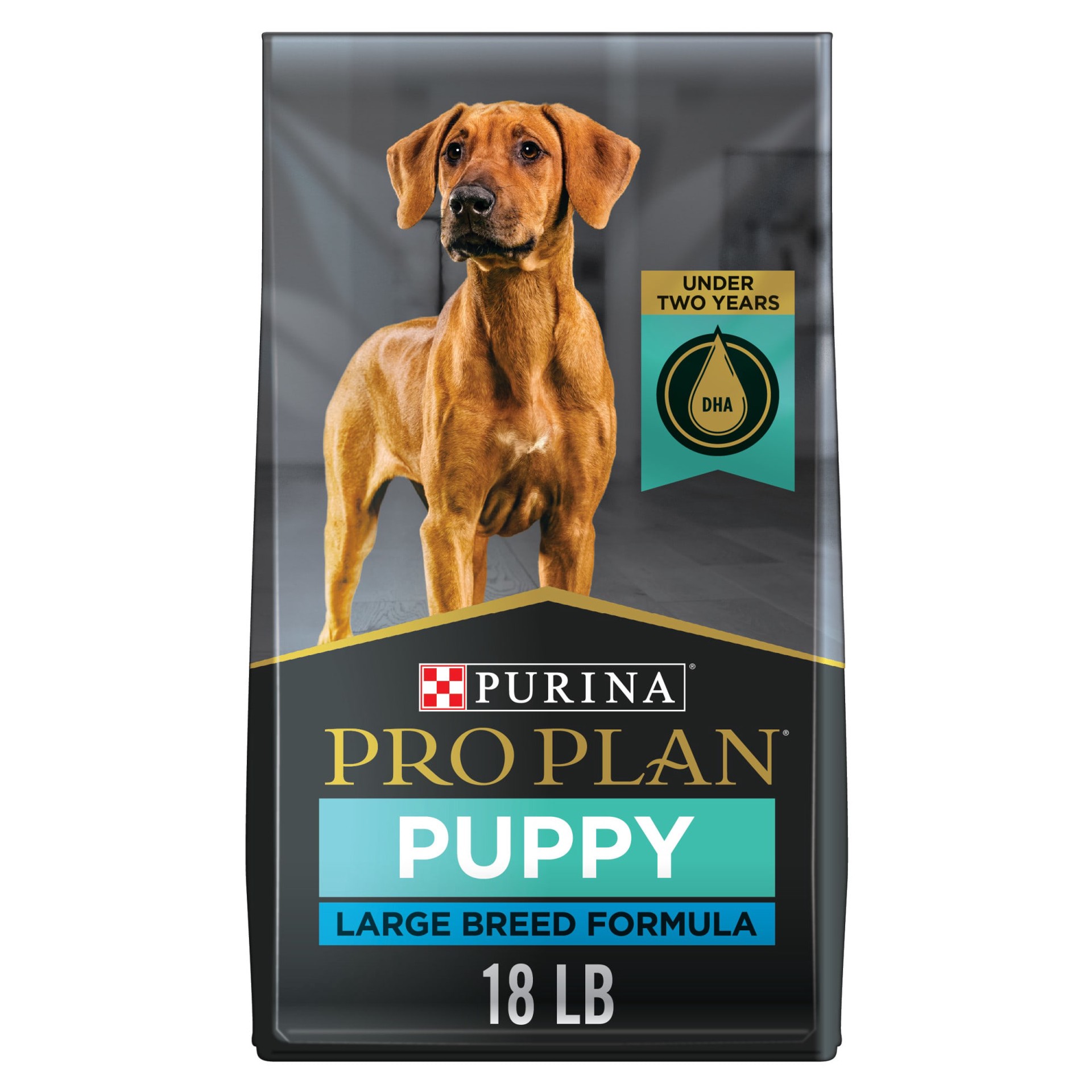 slide 1 of 9, Pro Plan Purina Pro Plan Large Breed Dry Puppy Food, Chicken and Rice Formula, 18 lb