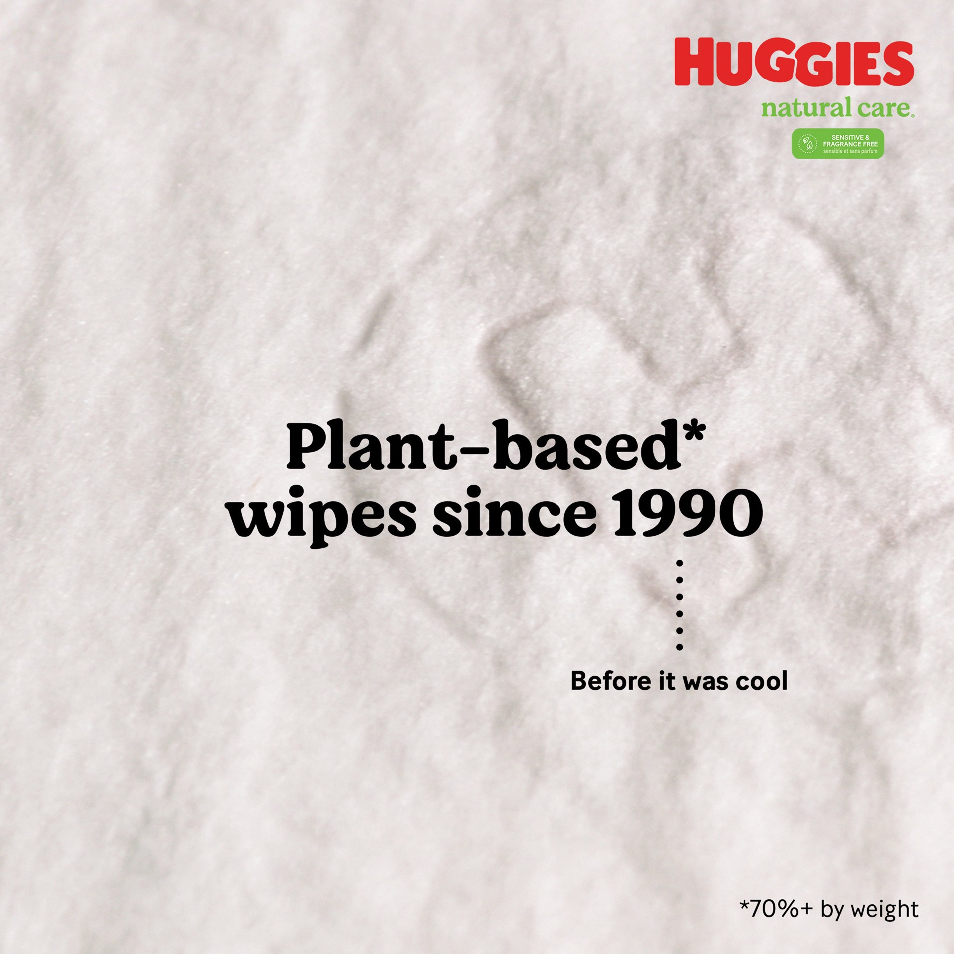 slide 4 of 5, Huggies Natural Care Sensitive Baby Wipes, Unscented, 6 Flip Lid Packs (288 Wipes Total), 288 ct