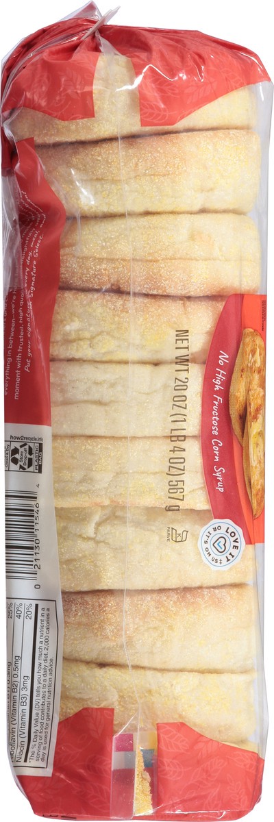 slide 3 of 9, Signature English Muffins 10 ea, 10 ct