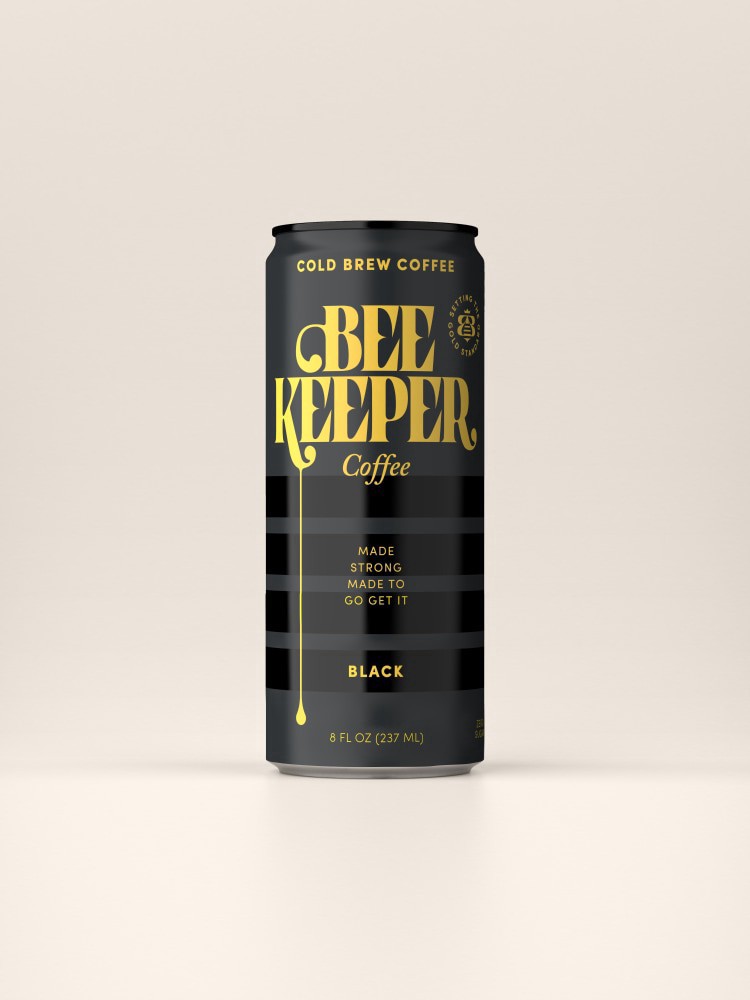 slide 1 of 2, Beekeeper Coffee Cold Brew Black, 8 fl oz