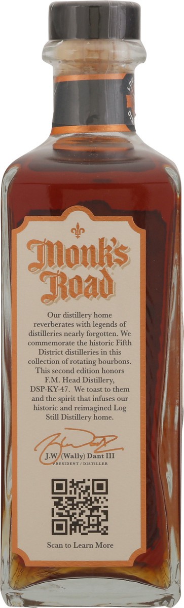 slide 5 of 11, Monk's Road Fifth District Series II Toasted Barrel Finish Kentucky Straight Bourbon Whiskey 750 ml, 750 ml