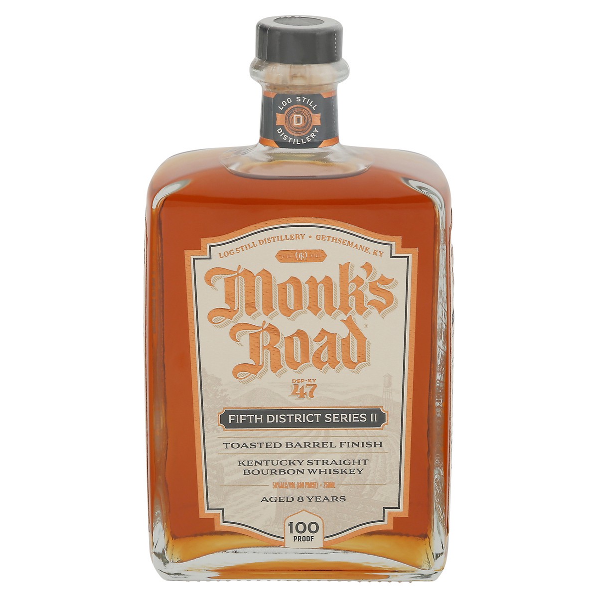 slide 1 of 11, Monk's Road Fifth District Series II Toasted Barrel Finish Kentucky Straight Bourbon Whiskey 750 ml, 750 ml